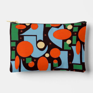 Colourful obstructive lovely patterns items accessory pouch