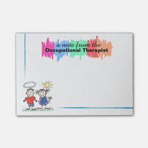 Colourful Occupational Therapist Sticky Notes