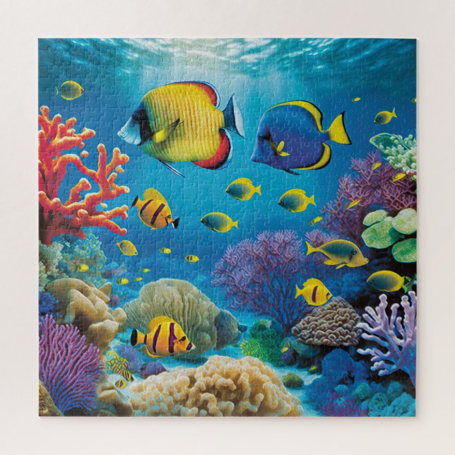 Colourful Ocean Fish Jigsaw Puzzle (Vertical)