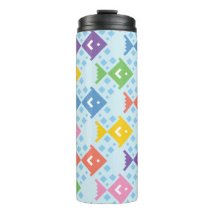 Colourful Ocean Fish Pattern Thermal Tumbler