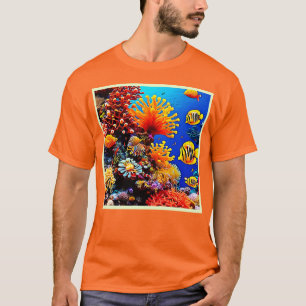Colourful Ocean Underwater Life T-Shirt