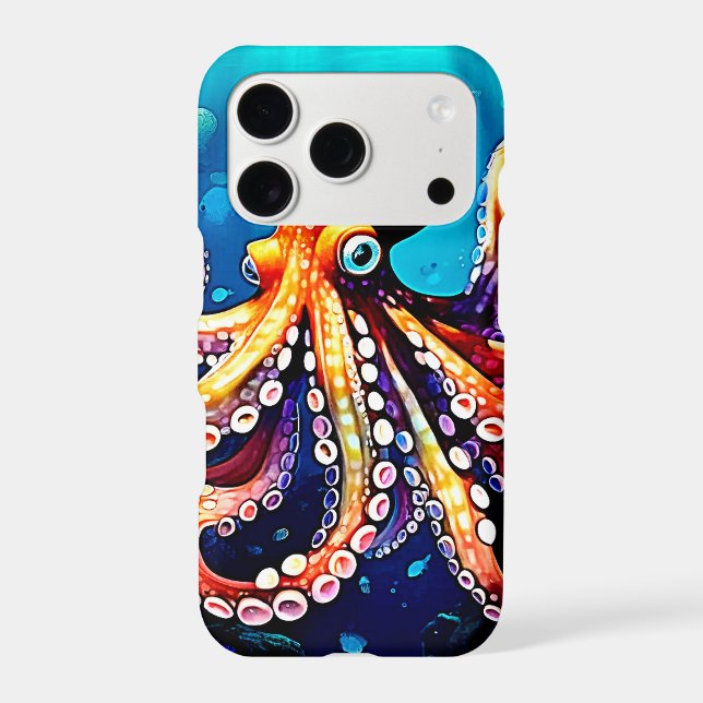 Colourful Octopus View Design (Back)