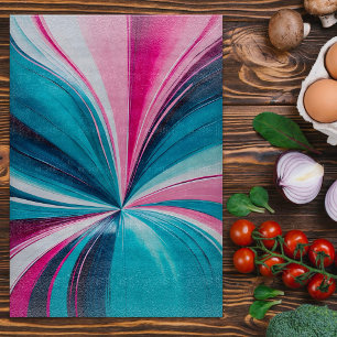 Colourful Oil Paint Art Chopping Board