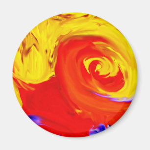 Colourful Oil Painting - Magnets