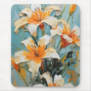Colourful Oil painting Mouse Mat