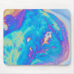 Colourful oil patterns, Canada Mouse Mat