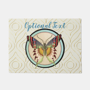 Colourful Old World Butterfly Doormat