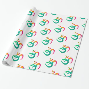 Colourful OM sign Wrapping Paper