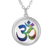Colourful Om Yoga Symbols