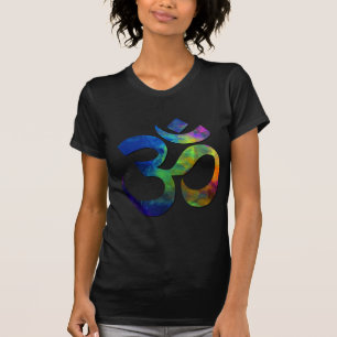 Colourful Om Yoga Symbols T-Shirt