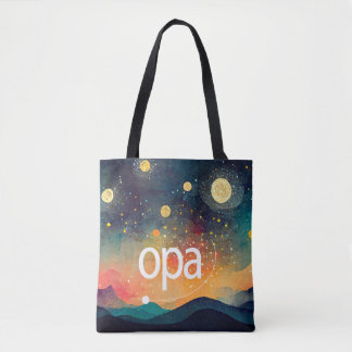 Colourful OPA Logo Tote