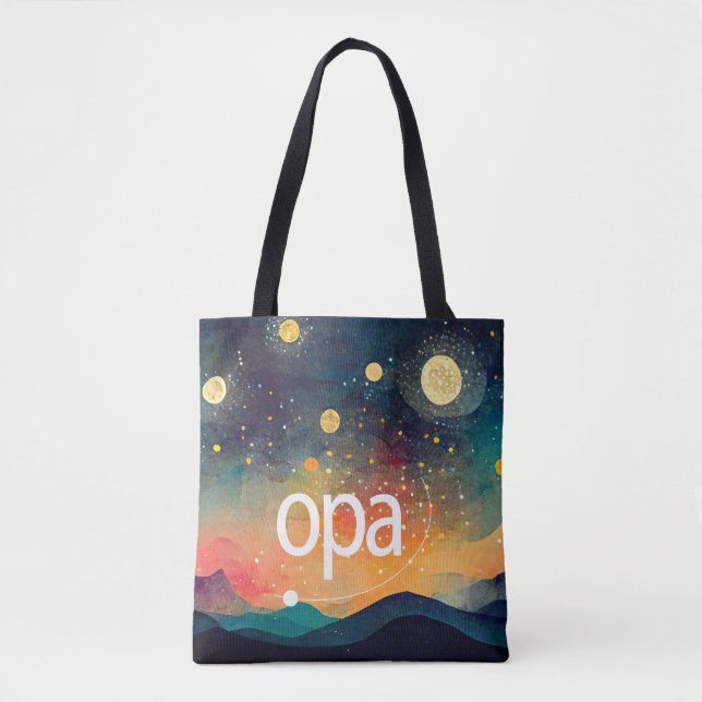 Colourful OPA Logo Tote (Front)