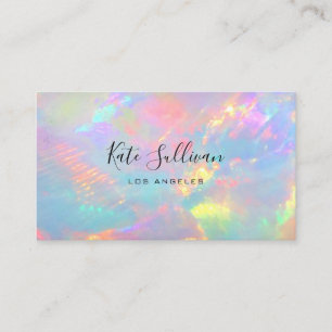 colourful opal business card