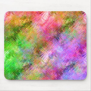 Colourful Opal Glassy Texture Mouse Mat