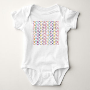 Colourful Open Circles Baby Bodysuit