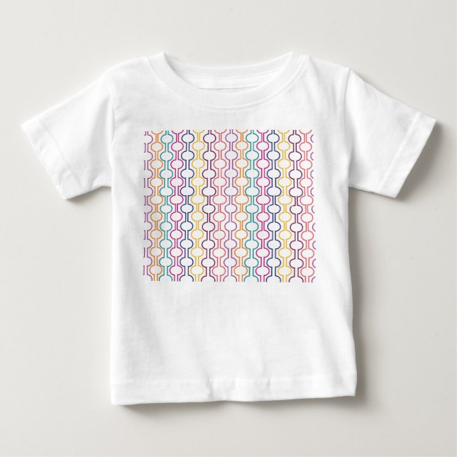 Colourful Open Circles Baby T-Shirt (Front)
