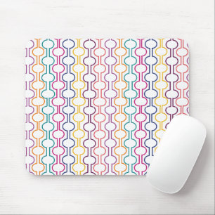 Colourful Open Circles Mouse Mat