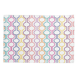 Colourful Open Circles Pillowcase