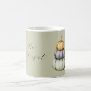 Colourful Orange Purple Mint Pumpkins Coffee Mug