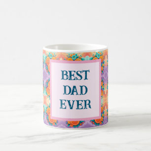 Colourful oranges with Best Dad Ever Coffee Mug