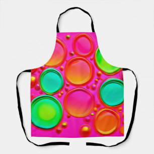 Colourful Orb Abstract Art Apron