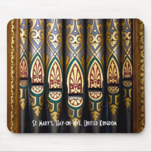 Colourful organ pipes mousepad