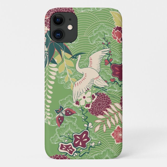Colourful Oriental silk pattern Case-Mate iPhone Case (Back)