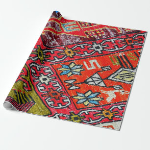 Colourful Oriental, Turkish Rug Wrapping Paper