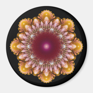 Colourful ornament magnet