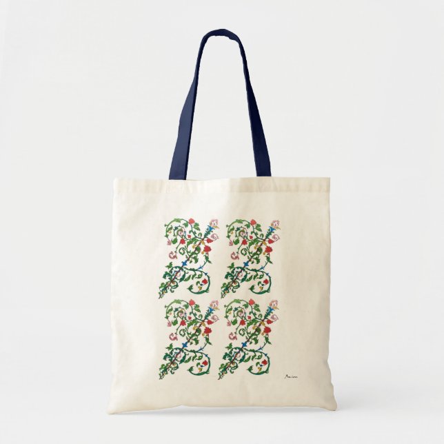 Colourful ornament tote bag (Front)