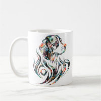Colourful Ornamental Dog Logo Beagle Breed
