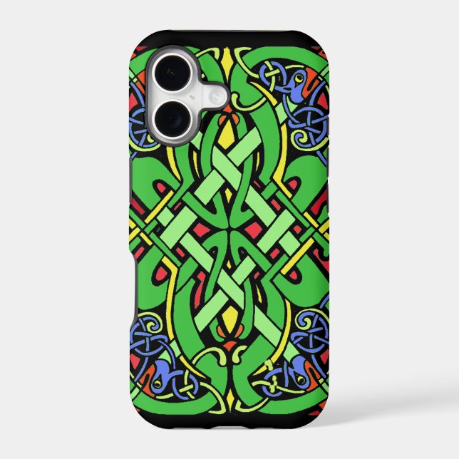 Colourful Ornate Irish Celtic Knot (Back)