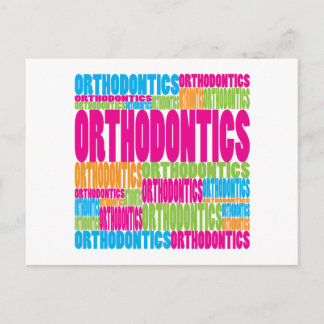 Colourful Orthodontics Postcard