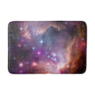 Colourful Outer Space Galaxy / Nebula Bath Mat