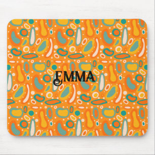 Colourful Ovals Mouse Mat