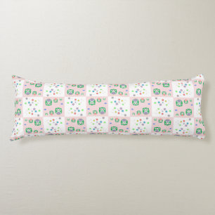 Colourful Owl Pattern For Kids Body Cushion