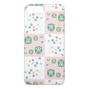 Colourful Owl Pattern For Kids iPhone 8 Plus/7 Plus Case