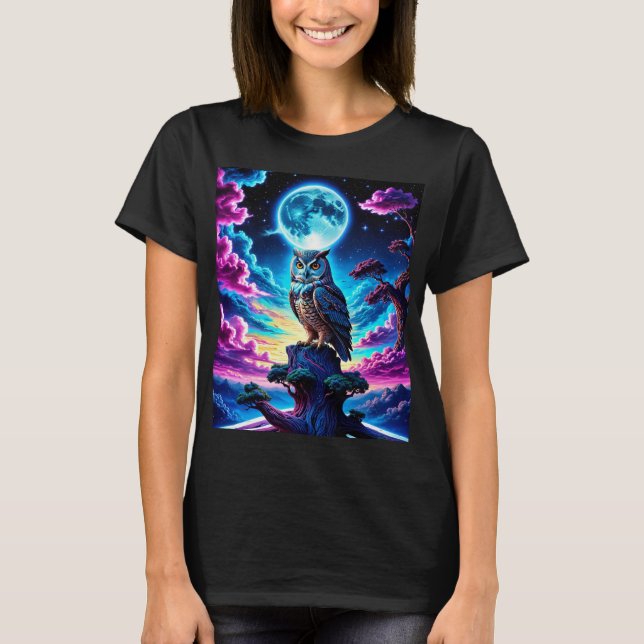 Colourful Owl T-Shirt (Front)