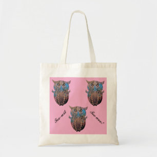 Colourful Owl Tote Bag