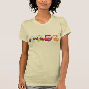 Colourful Owls T-Shirt