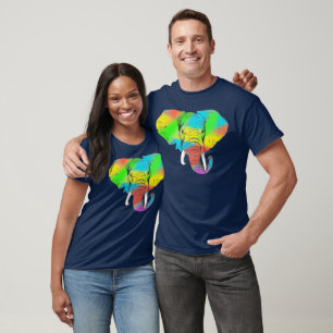 Colourful Pachyderm T-Shirt