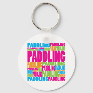 Colourful Paddling Key Ring