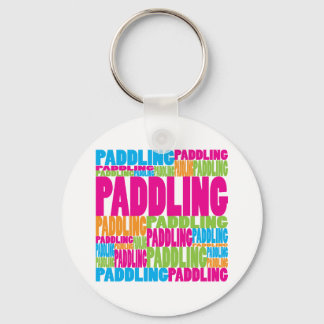 Colourful Paddling Key Ring