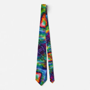 Colourful Paint abstract  Tie