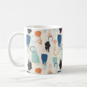 Colourful Paint Blotches and Splats Coffee Mug