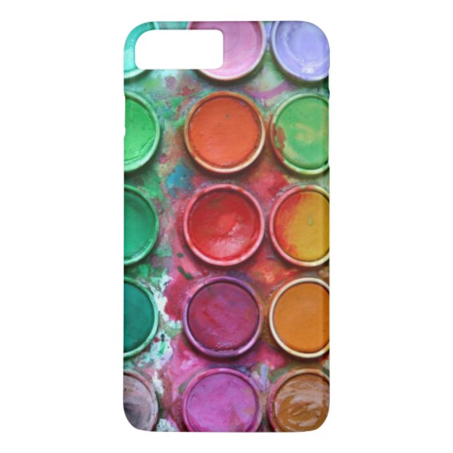 Colourful Paint Colour Box Palette Pattern Case-Mate iPhone Case (Back)