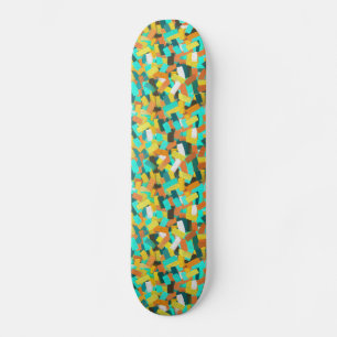 Colourful Paint Skateboard