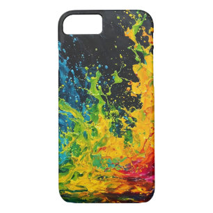 Colourful Paint Splash iPhone 8/7 Case
