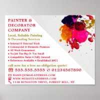 Colourful Paint Splash, Painter & Decorator