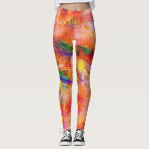 Colourful Paint Splatter #14 Leggings